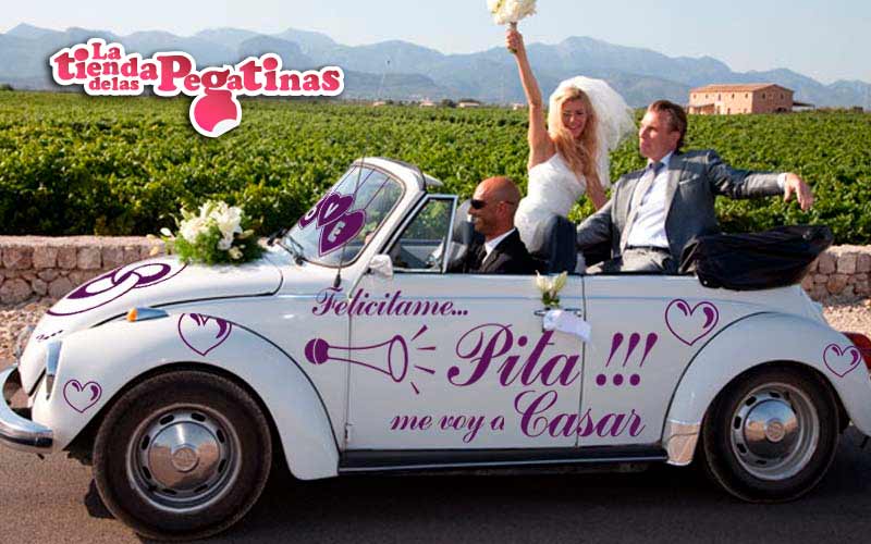 Decoracion Boda Coche, Boda Decoracion Coche Kit, Decoracion Coche