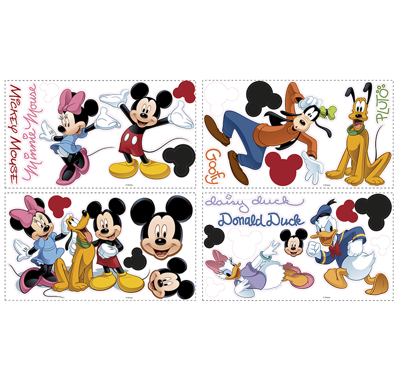 Pegatinas Decorativas Mickey Mouse y Amigos