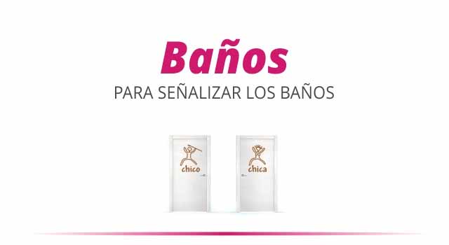 vinilos baño