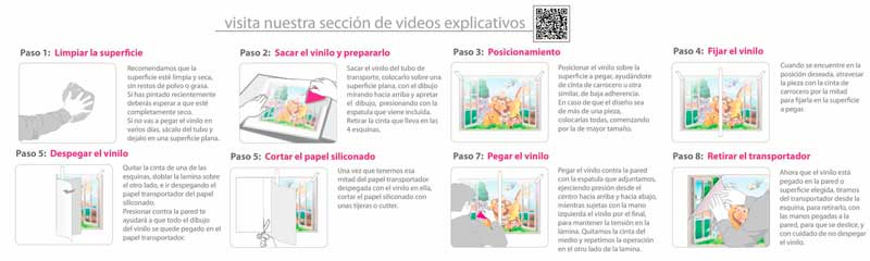 colocación de vinilos infantiles ¿Cómo colocar vinilos infantiles?