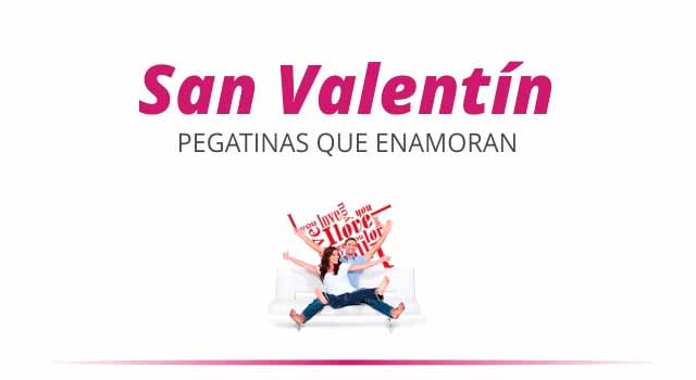 pegatinas san valentin