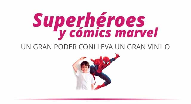 vinilos superheroes