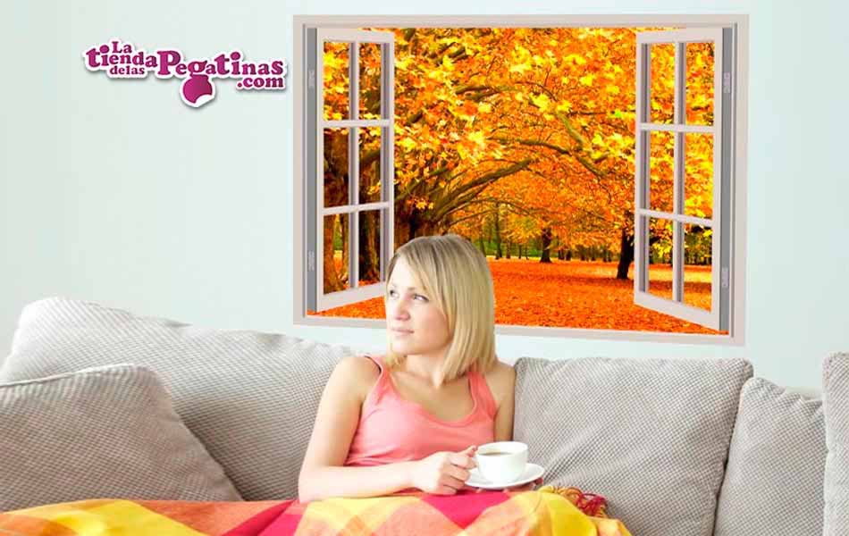 Vinilo Ventana al otoño
