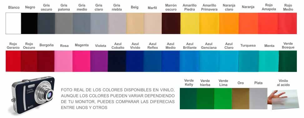 Colores para elegir