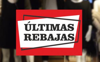 Cartel de Últimas Rebajas en Papel 