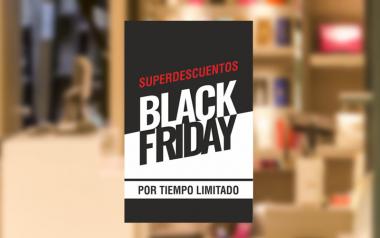 	Cartel Superdescuentos Black Friday en Papel