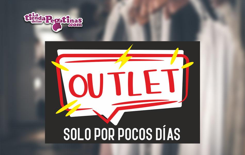 Cartel Outlet Solo Por Pocos Días en Papel