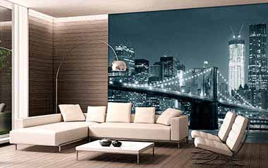 Vinilo decorativo Nueva York pared