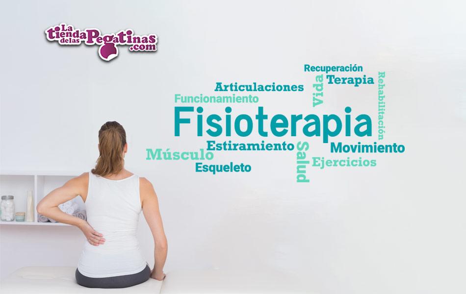 Vinilo Decorativo Palabras de Fisioterapia