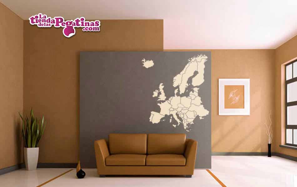 Vinilo - Mapa Político de Europa