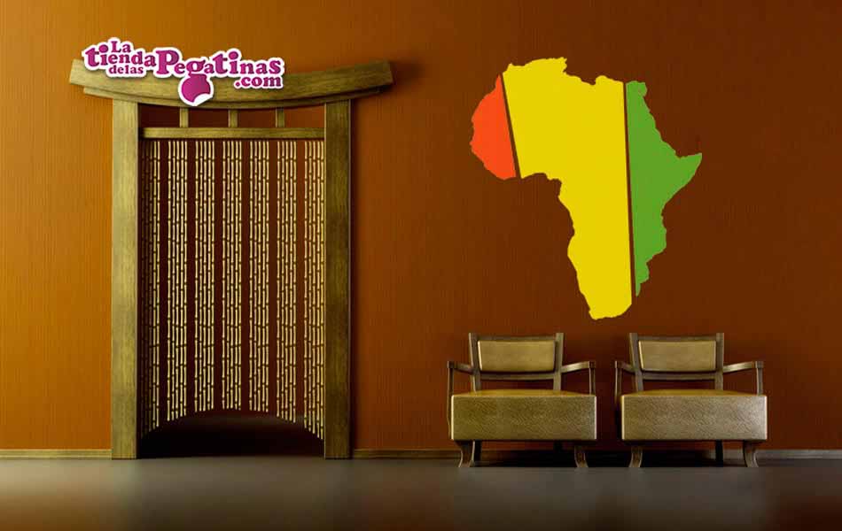 Vinilo africa multicolor