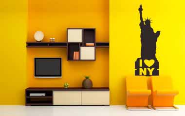 Vinilo decorativo - I Love NY