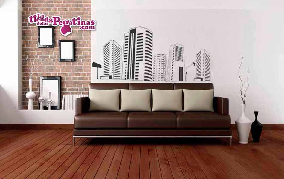 Vinilo - Skyline grandes rascacielos