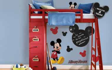 Vinilo infantil - Mickey con pizarra 