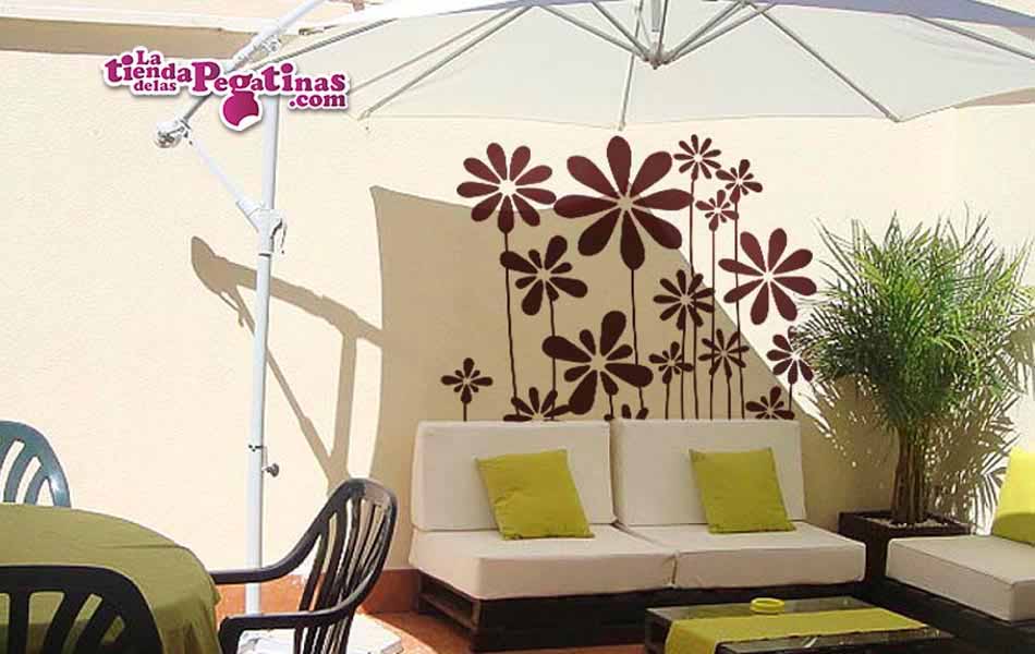 Vinilo decorativo - Tallos de margaritas