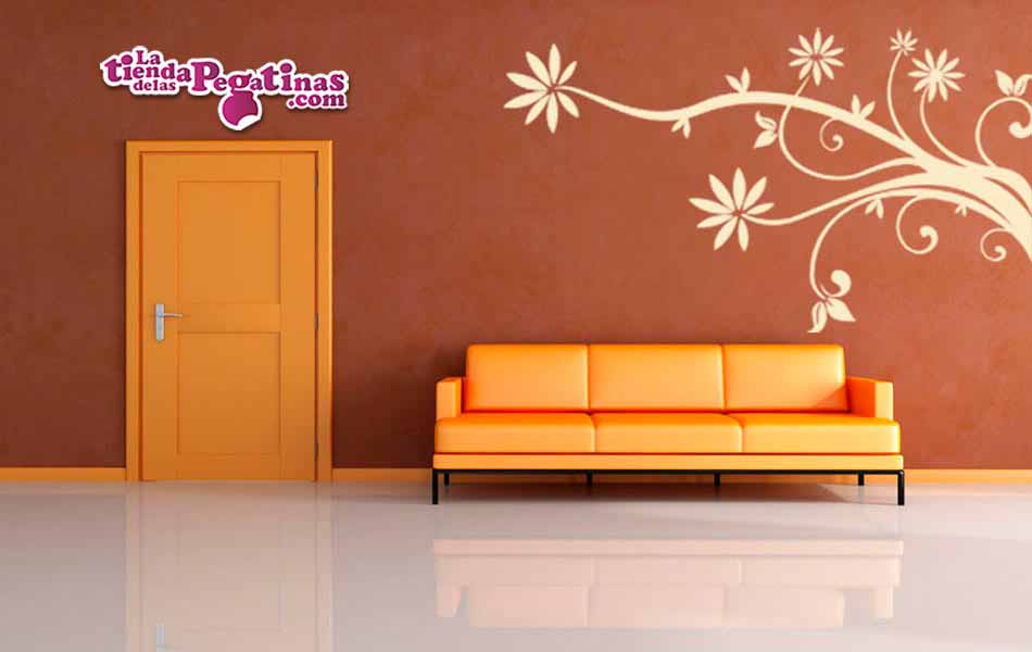 Vinilo decorativo - Floral Hiedra