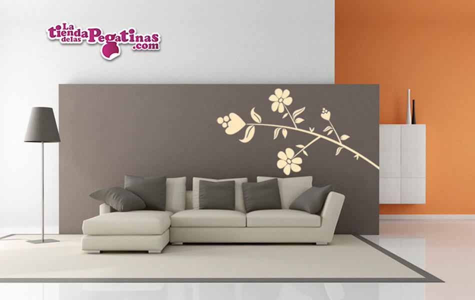 Vinilo decorativo - Flor Isaura