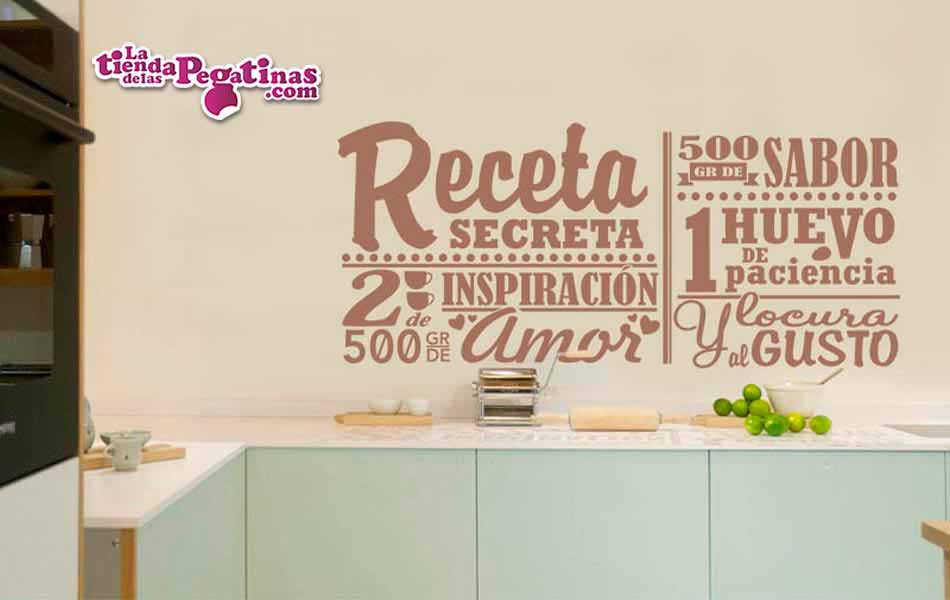 Vinilos Decorativos Vinil Para Pared Frases Letras Cocina