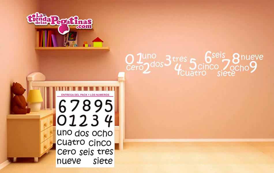 Vinilo infantil Los Números