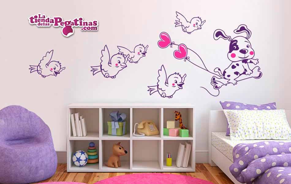 Vinilo infantil Sueños de perro