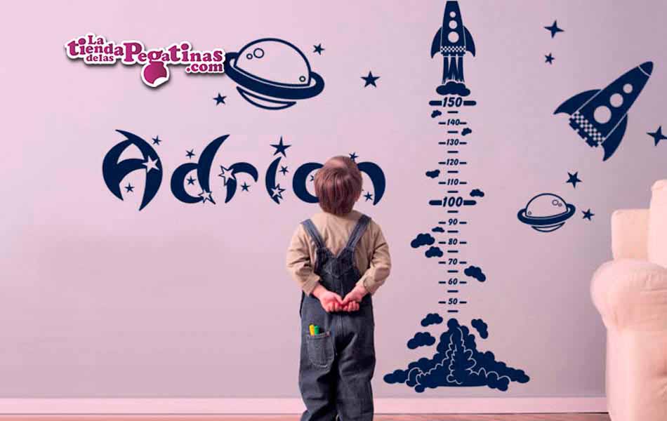 Vinilo infantil Kit espacial completo