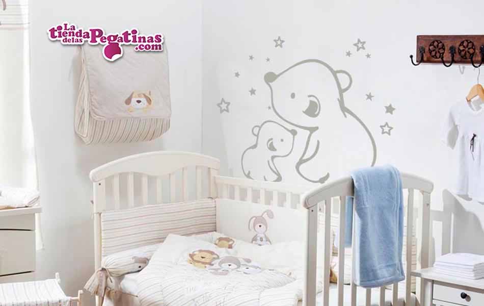 Vinilo infantil de pared Cute Bear