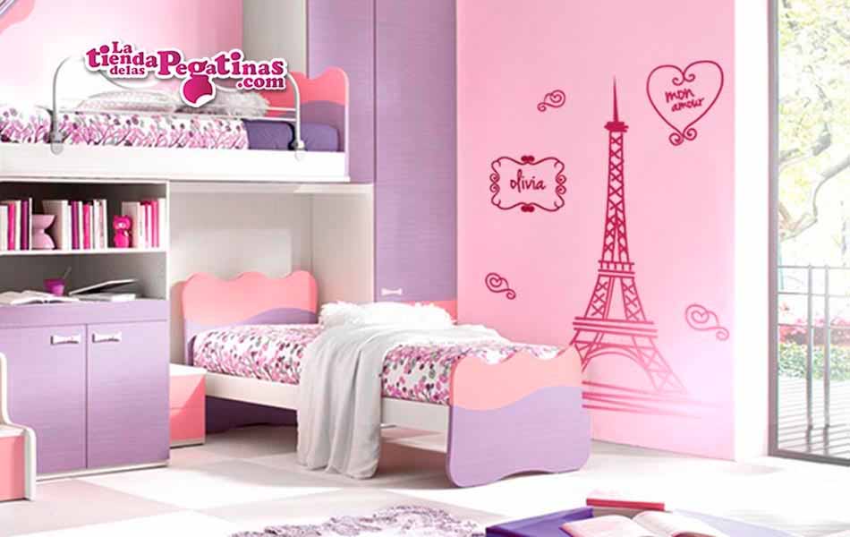 Vinilo - París habitación infantil
