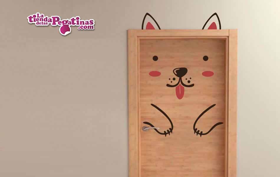 Vinilo  Puerta perrito