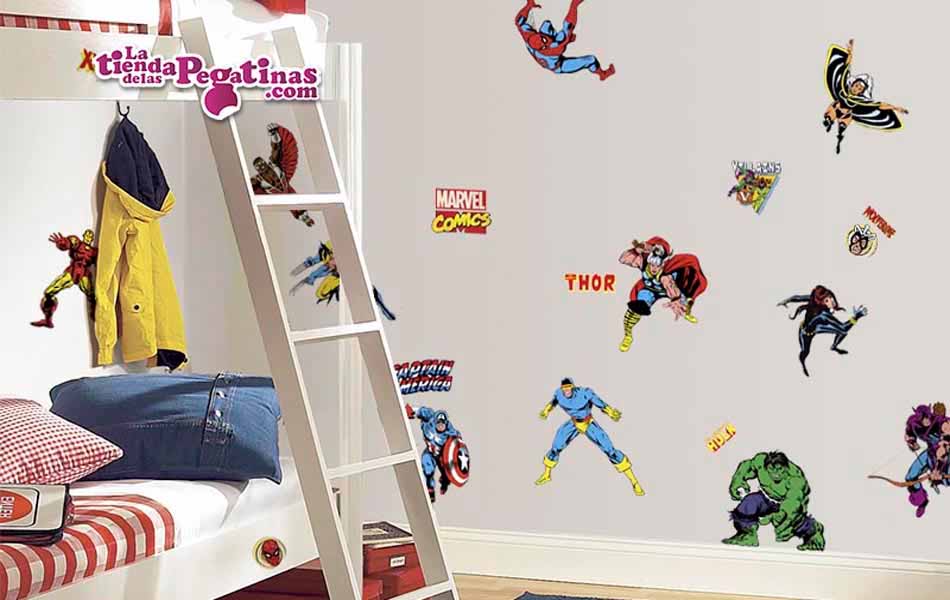 Vinilo infantil Superhéroes Marvel