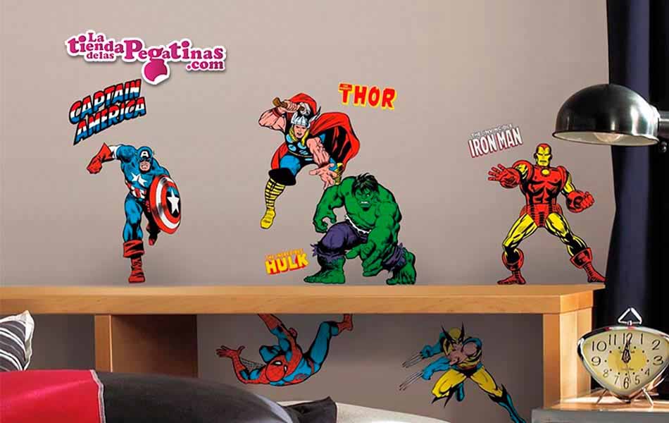 Vinilo infantil Superhéroes Marvel