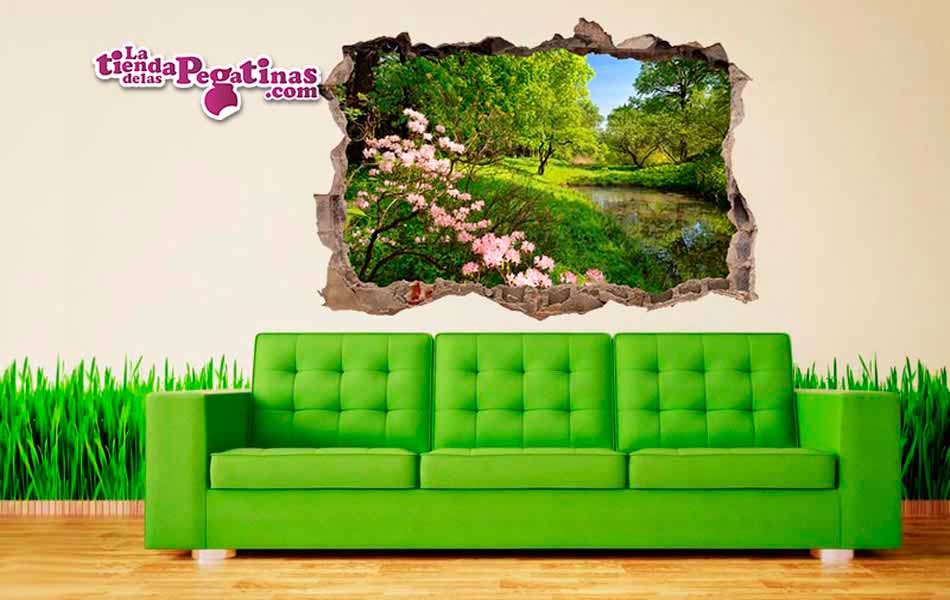 Vinilo Decorativo Agujero Al Paraiso
