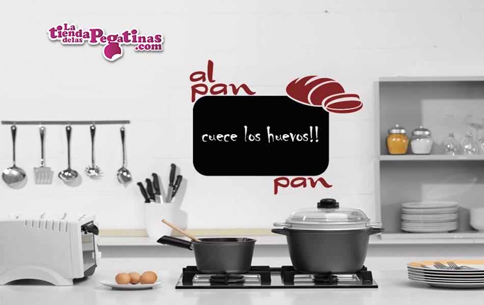 Vinilo pizarra - Al pan pan...