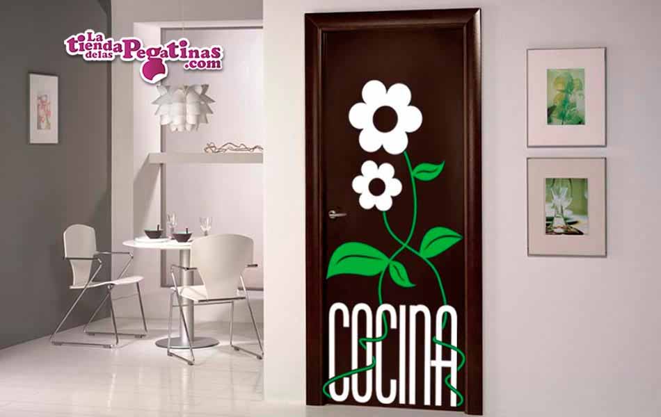 Vinilo decorativo Puerta de cocina