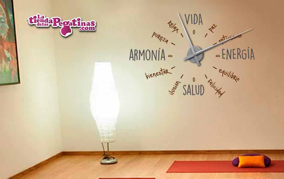 Vinilos Decorativos Pared Frase Siempre Es Ahora Reloj Deco