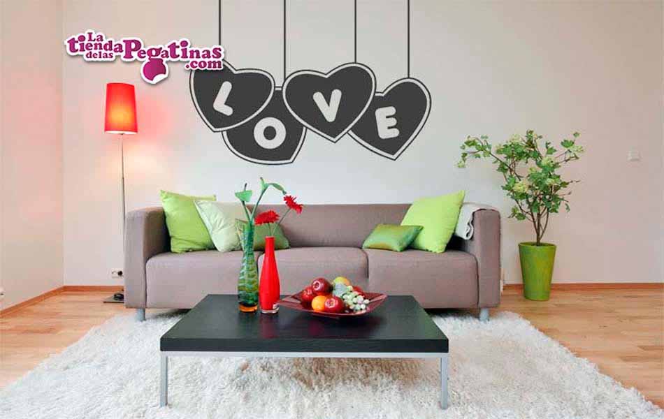 promoción Automatización mensaje Vinilo decorativo Corazones Love | La tienda de las Pegatinas