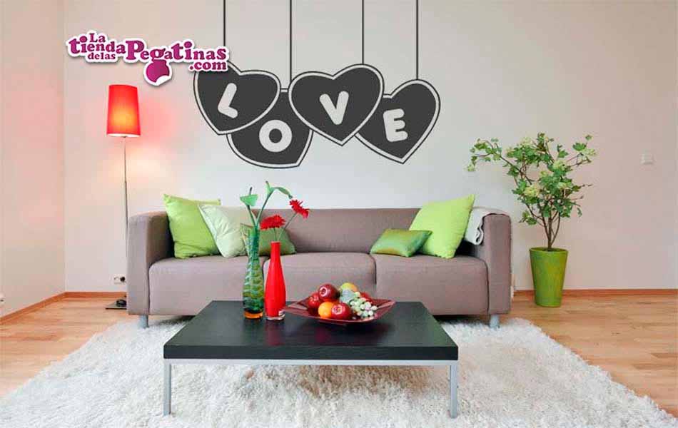 Wall Sticker San Valentín pegatinas corazones, pegatinas de corazones  para pared, pegatinas love 0410 - Vinilos decorativos personalizados -  Tienda online de vinilos decorativos al mejor precio