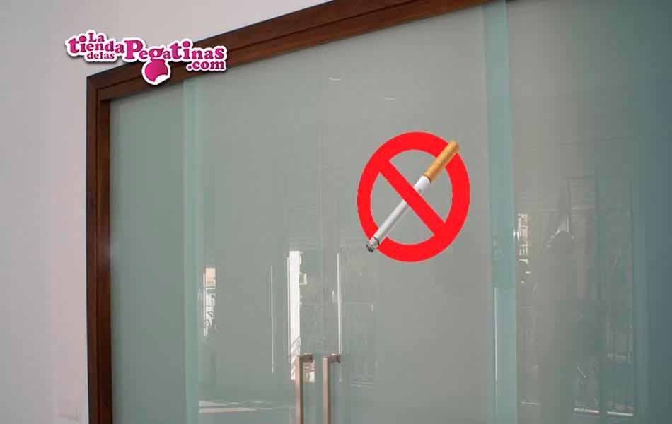 Vinilo Prohibido fumar