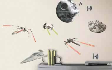 Vinilo decorativo - Star Wars Naves