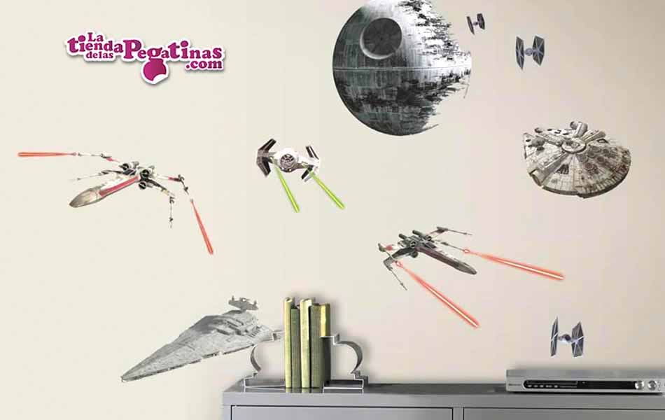 Vinilo decorativo - Star Wars Naves