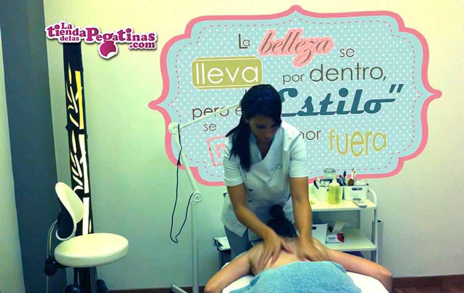 Vinilo decorativo La belleza va por dentro