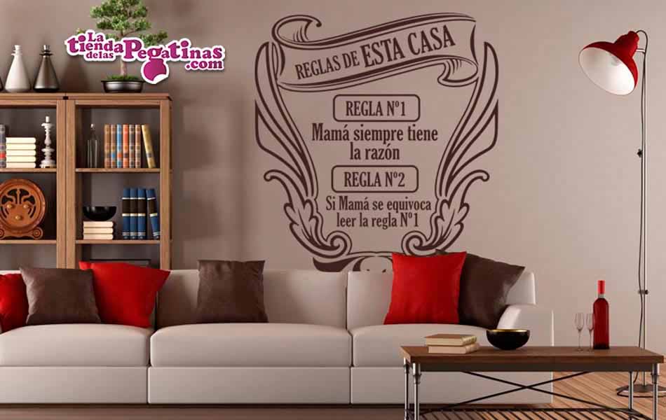 Vinilo Reglas de mamá