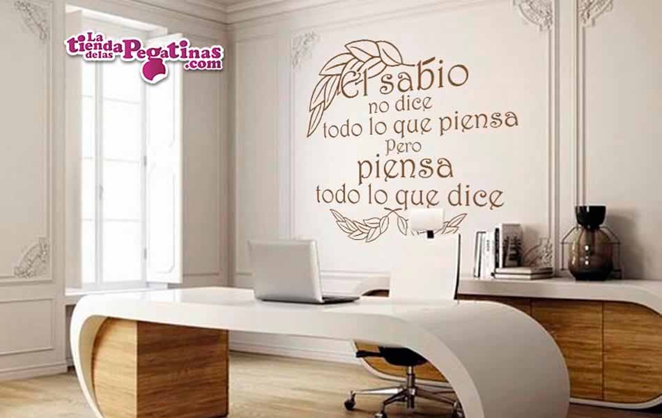 Vinilo Qué dice el sabio