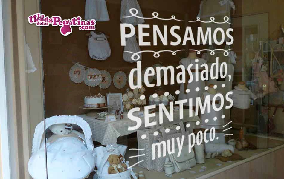 Vinilo Pensamos demasiado