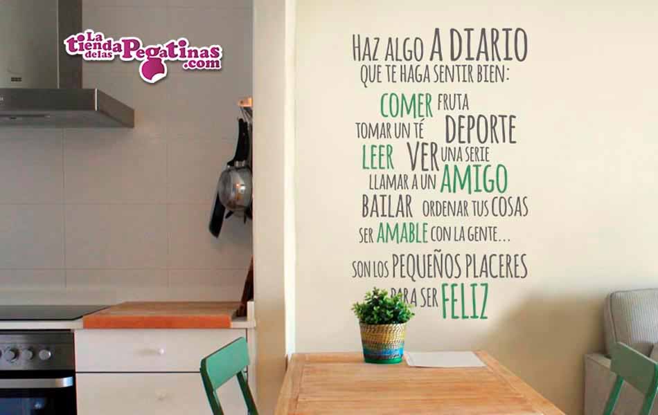 Vinilo Pequeños placeres para ser feliz