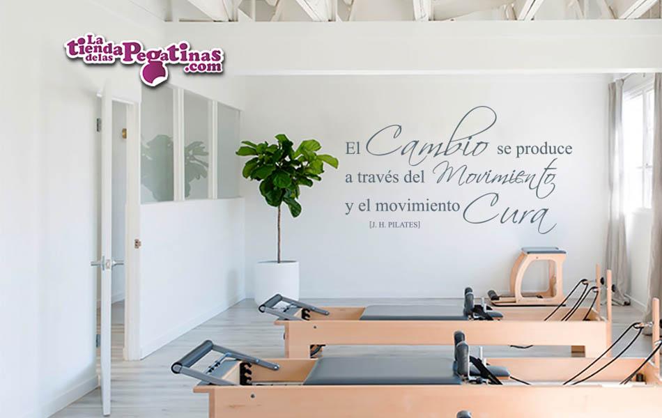 Vinilo decorativo - El movimiento en Pilates - La Tienda de las Pegatinas