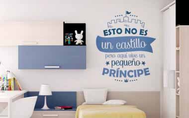 Vinilo infantil - Aquí vive un príncipe Vinilo infantil - Aquí vive un príncipe/sa
