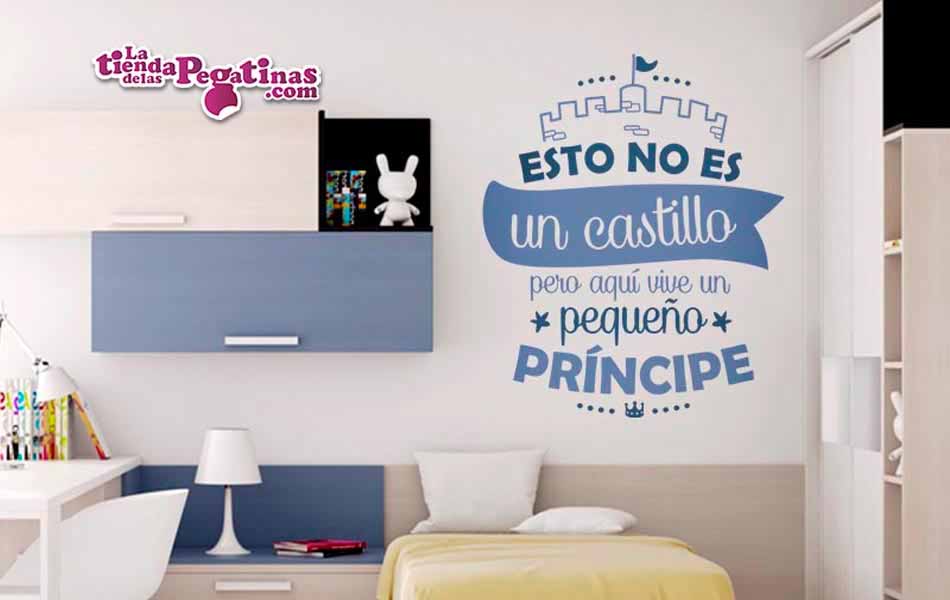 Vinilo Infantil de pared Sé Feliz con frase educativa para habitación  infantil -  España