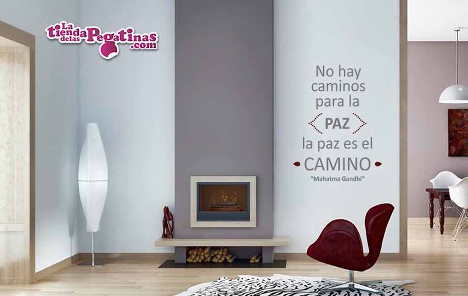 Vinilo decorativo - La paz es el camino | La tienda de las Pegatinas