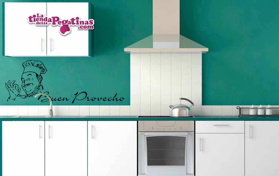 Vinilo decorativo - Buen provecho