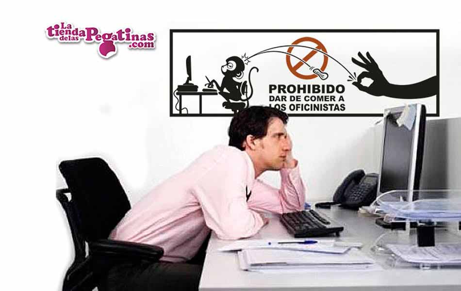 Vinilo Prohibido dar de comer